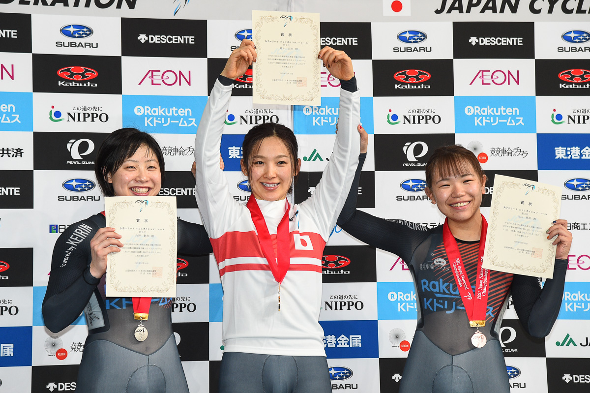女子エリミネイション 表彰式