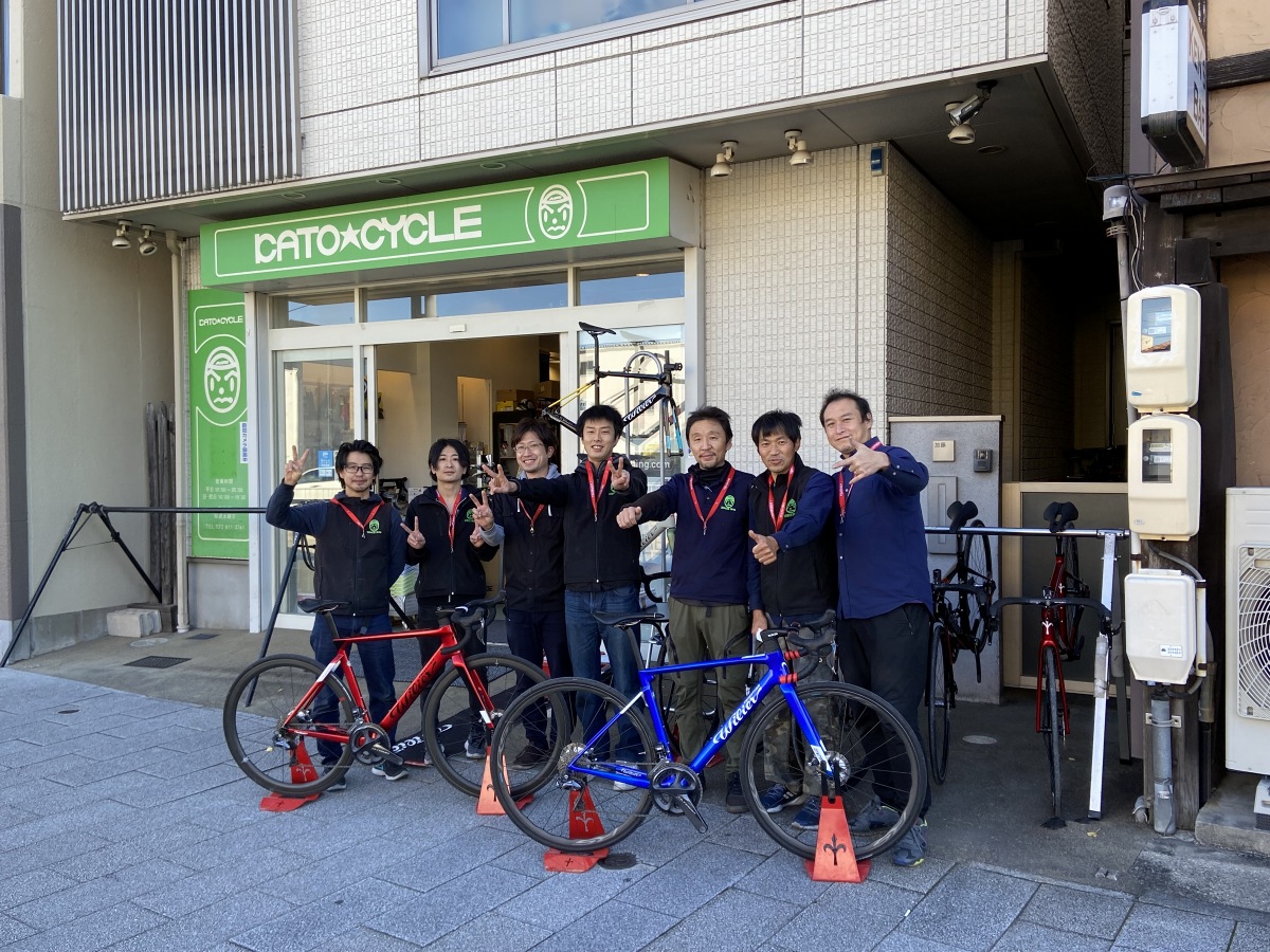 11月:今年最後の試乗会は名古屋のカトーサイクルさんでした