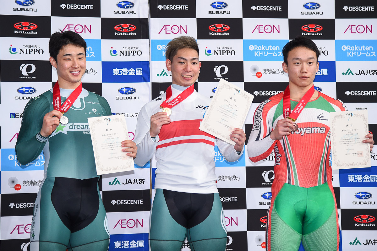 全日本選手権の短距離種目では若手選手の台頭が目立った