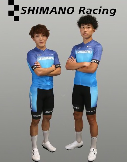 シマノレーシングに新加入する井上文成(右)と佐藤宇志