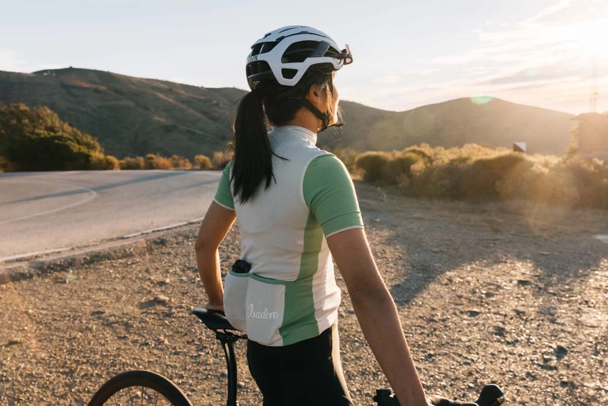 イザドア Women's Signature Cycling Jersey 2.0(パーチメント/グリーン)