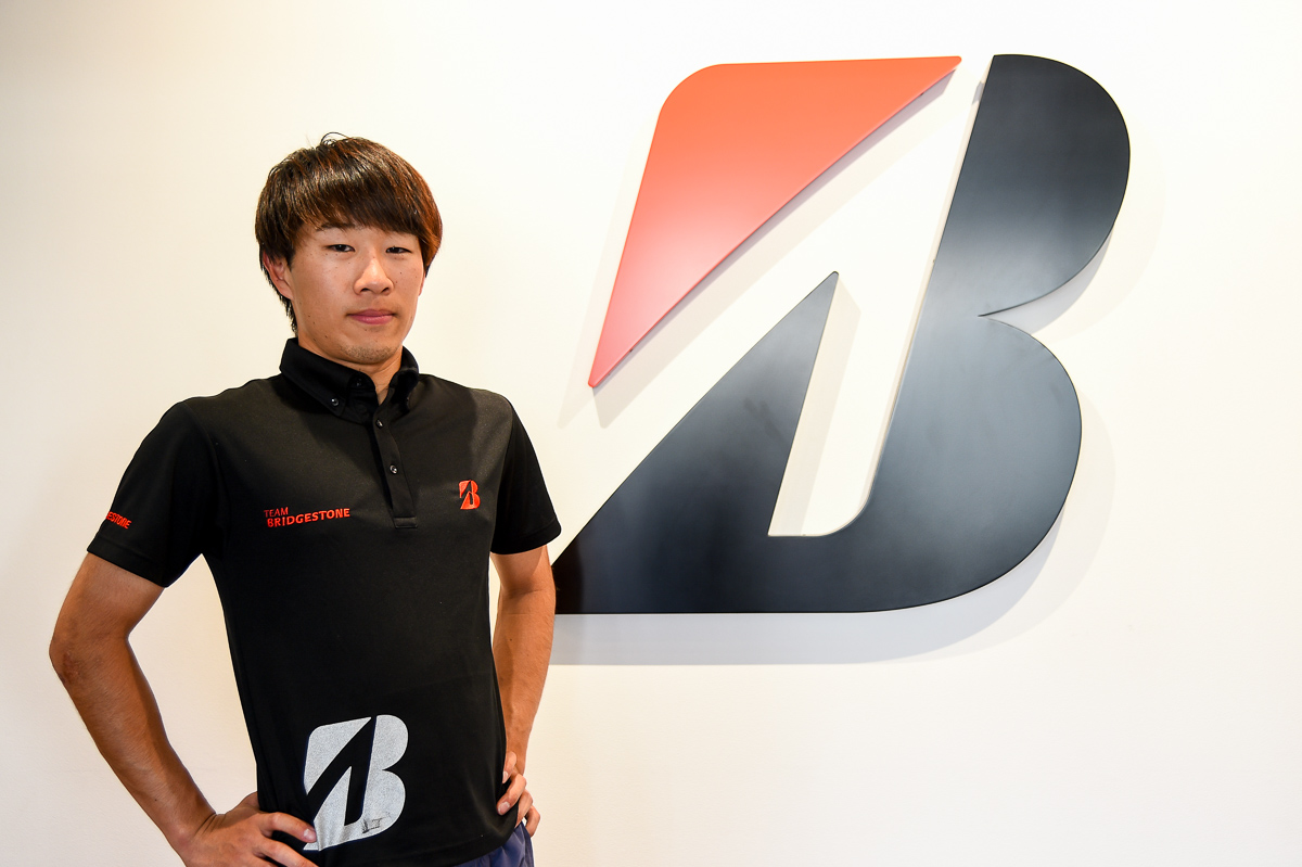 2022年、チームブリヂストンサイクリングに加入した松田祥位(三島のクラブハウスにて)