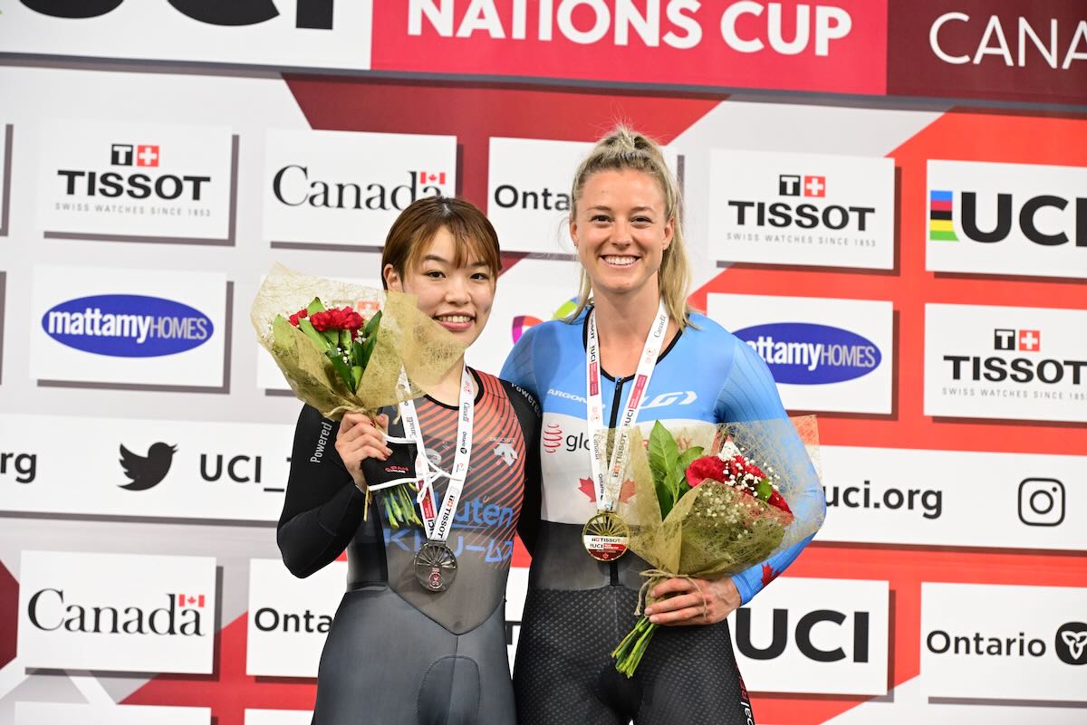 2位銀メダルを獲得した佐藤水菜(チーム楽天Kドリ―ムス)
