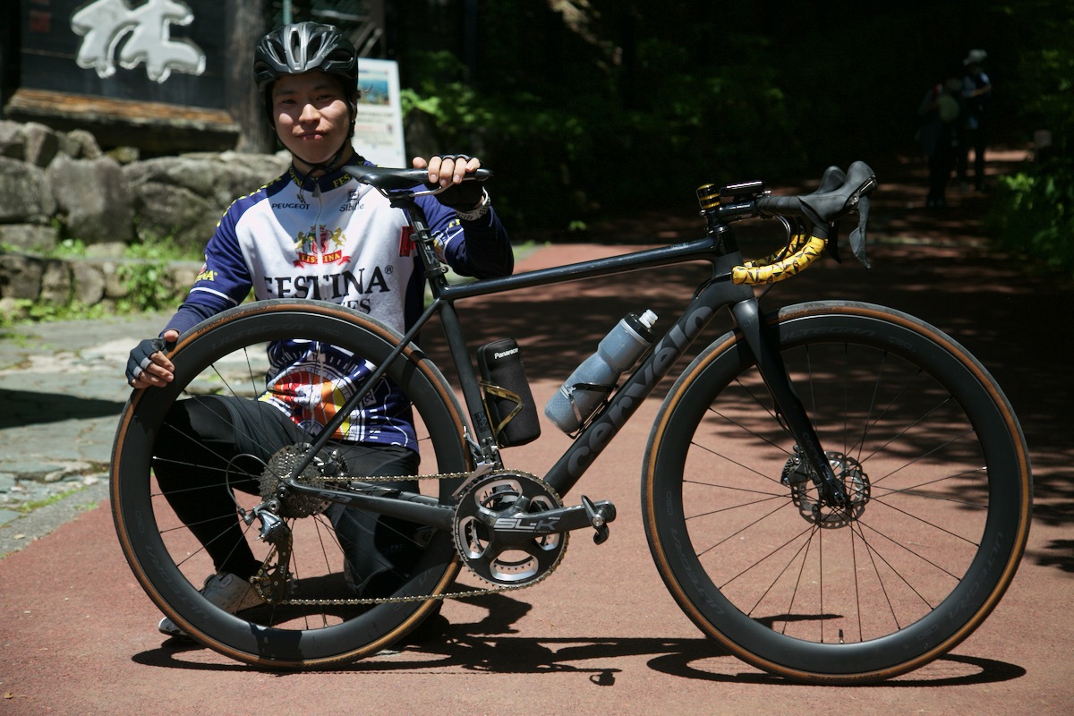 山下幸将さん(KIYOSE Cycling Community)とサーヴェロ R series