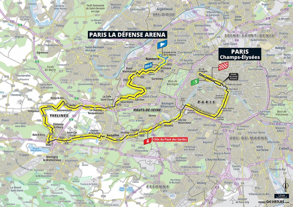 7月24日(日)第21ステージ パリ・ラデファンス 〜 パリ・シャンゼリゼ 115.6km