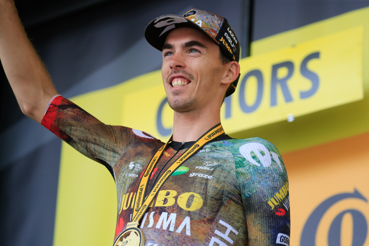 今大会フランス人として初勝利を飾ったクリストフ・ラポルト(ユンボ・ヴィスマ)