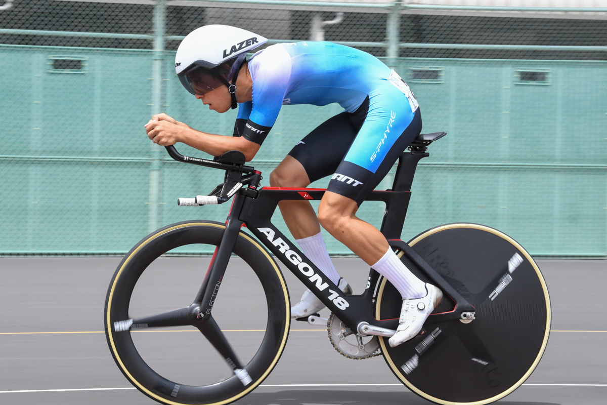 男子4km個人パーシュート2位 中井唯晶(シマノレーシング)4分46秒847