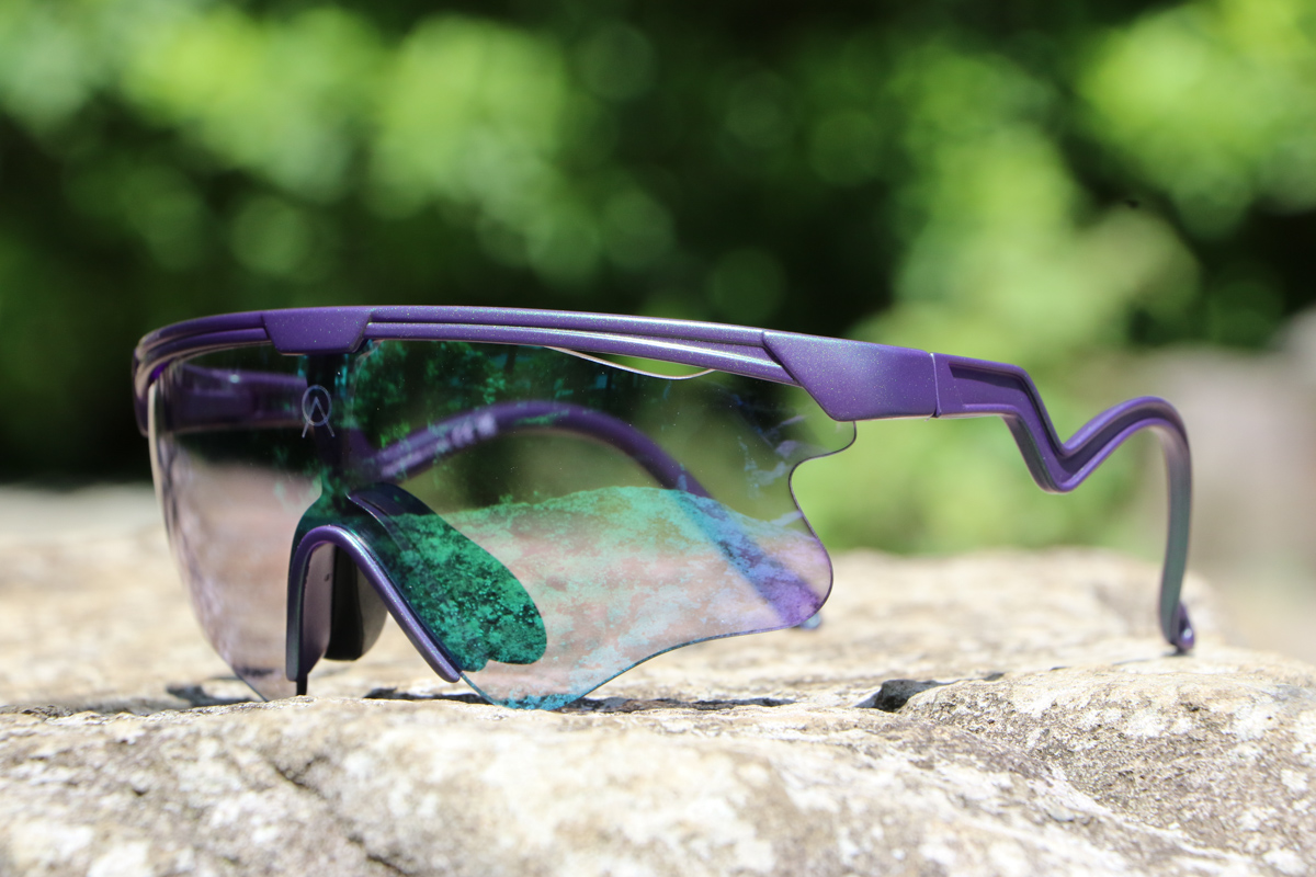 アルバオプティクス DELTA FRAME(PURPLE)、レンズ(F-LENS BEETLE LEI)