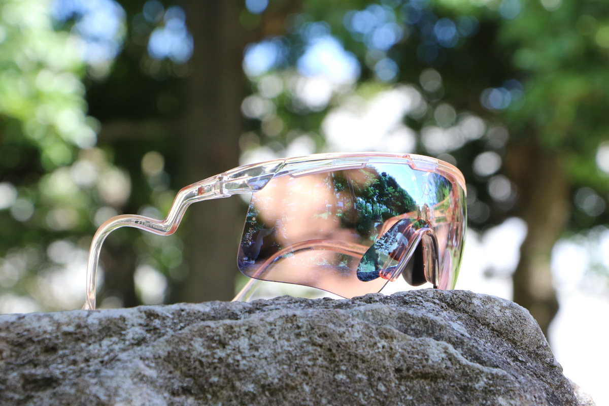 アルバオプティクス DELTA FRAME(SNOW PINK)、レンズ(F-LENS PTC)