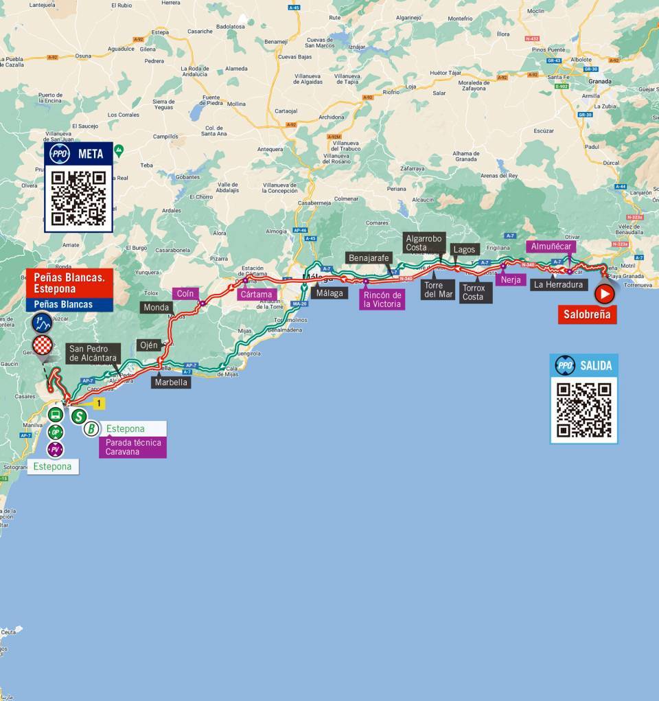9月1日(木)第12ステージ サロブレーニャ〜ペニャス・ブランカス 192.7km