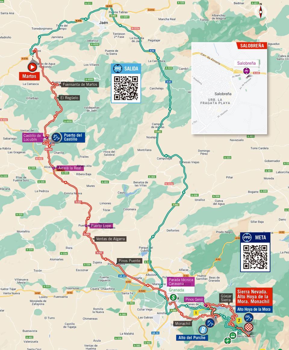 9月4日(日)第15ステージ マルトス〜シエラ・ネバダ 149.6km