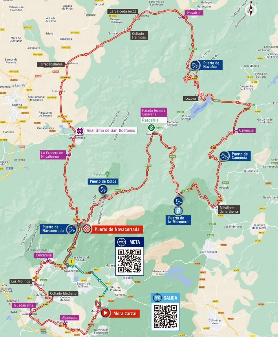 9月10日(土)第20ステージ モラルサルサル〜プエルト・デ・ナバセラダ 181km