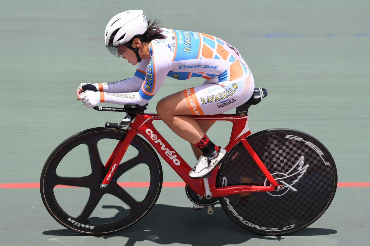 女子マスターズ2km個人パーシュート優勝 小沼美由紀(スミタ・エイダイ・パールイズミ・ラバネロ)2分42秒881