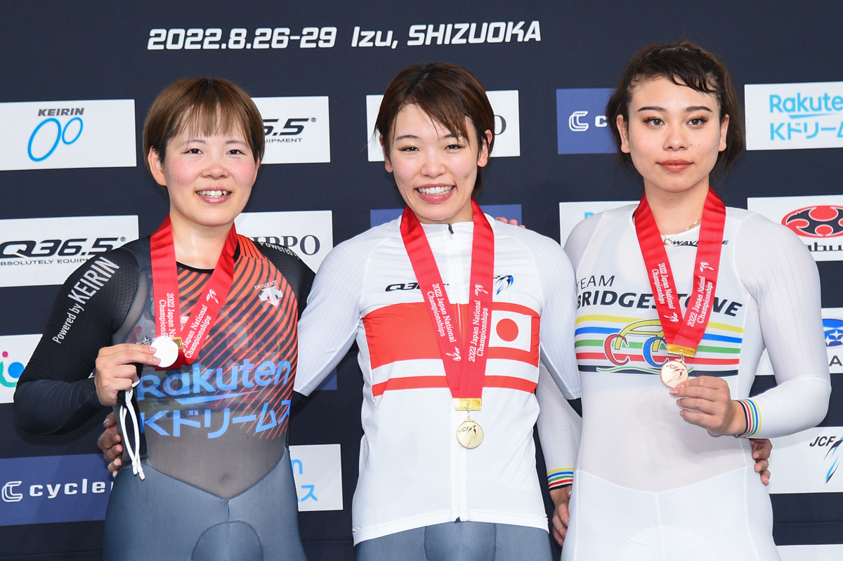 女子エリート・スプリント 表彰式