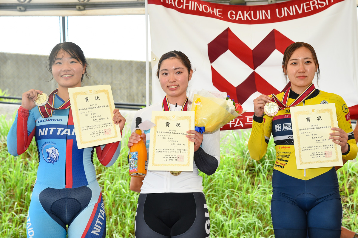 女子スプリント 表彰式