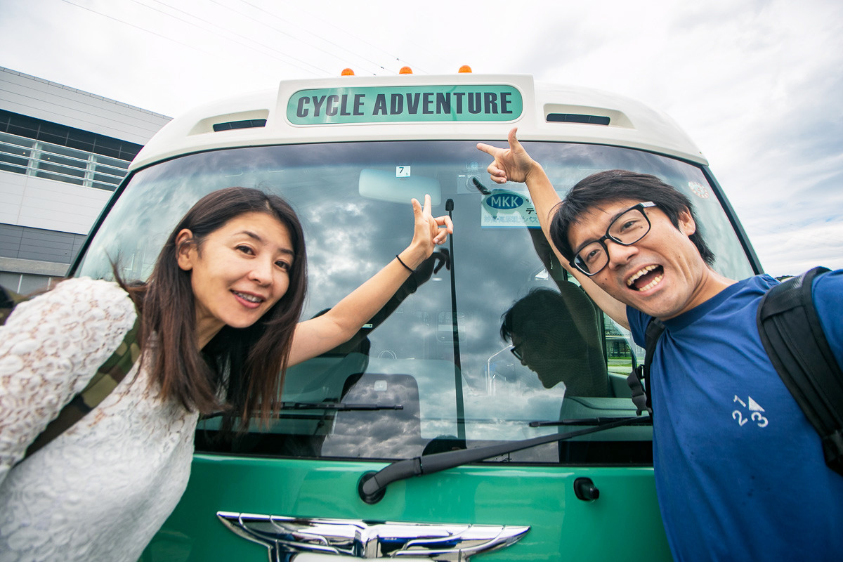 行き先は……、サイクルアドベンチャー!