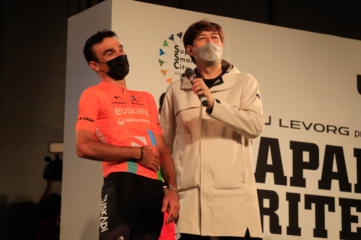 ルイス・マテ(スペイン、エウスカルテル・エウスカディ)とサッシャさん