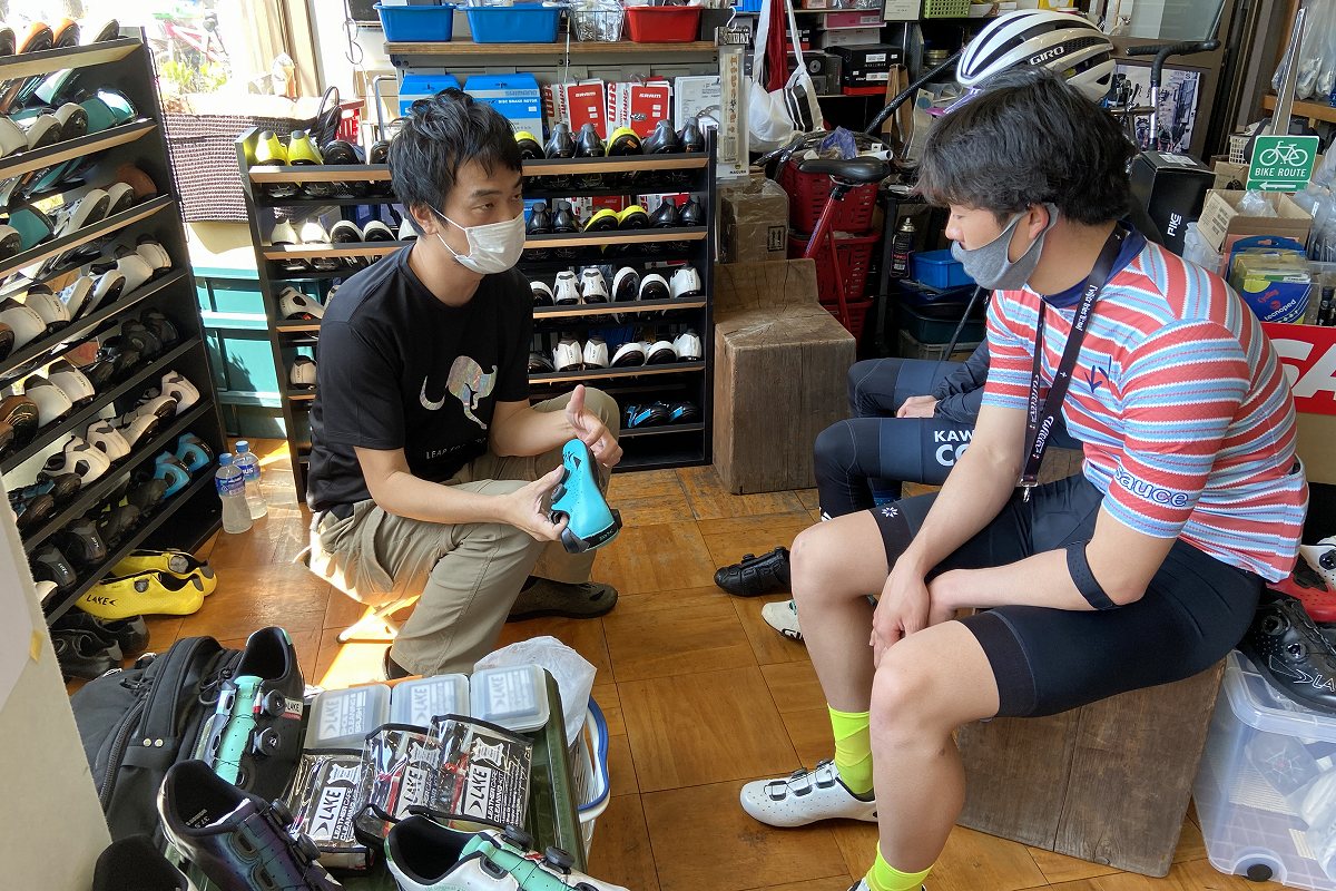 レイクのシューズ試着会も同時開催