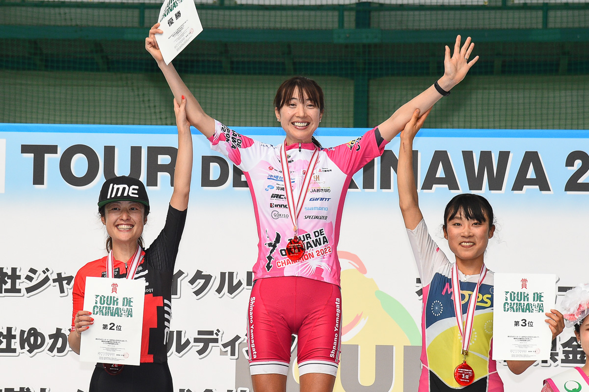 女子国際ロードレース 表彰式