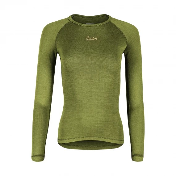 イザドア Women's Merino Long Sleeve Baselayer(Avocado)