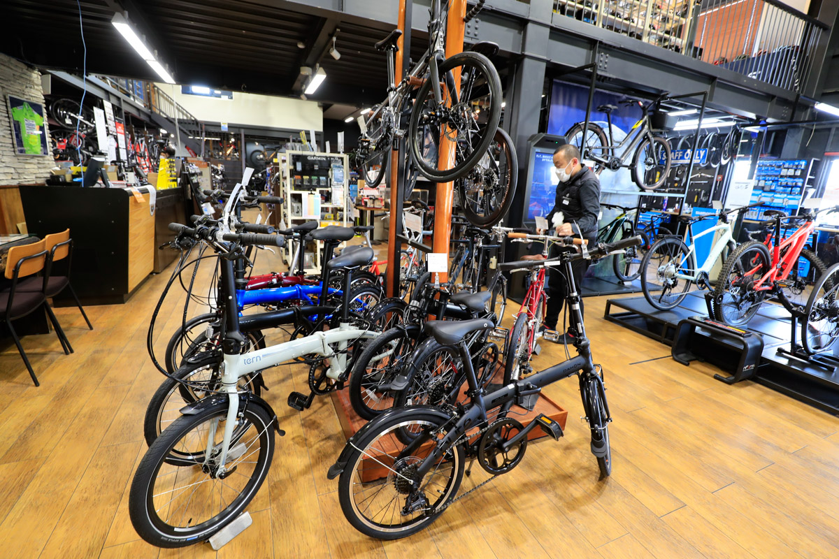 ダホンやターン、BD-1などフォールディングバイクも得意