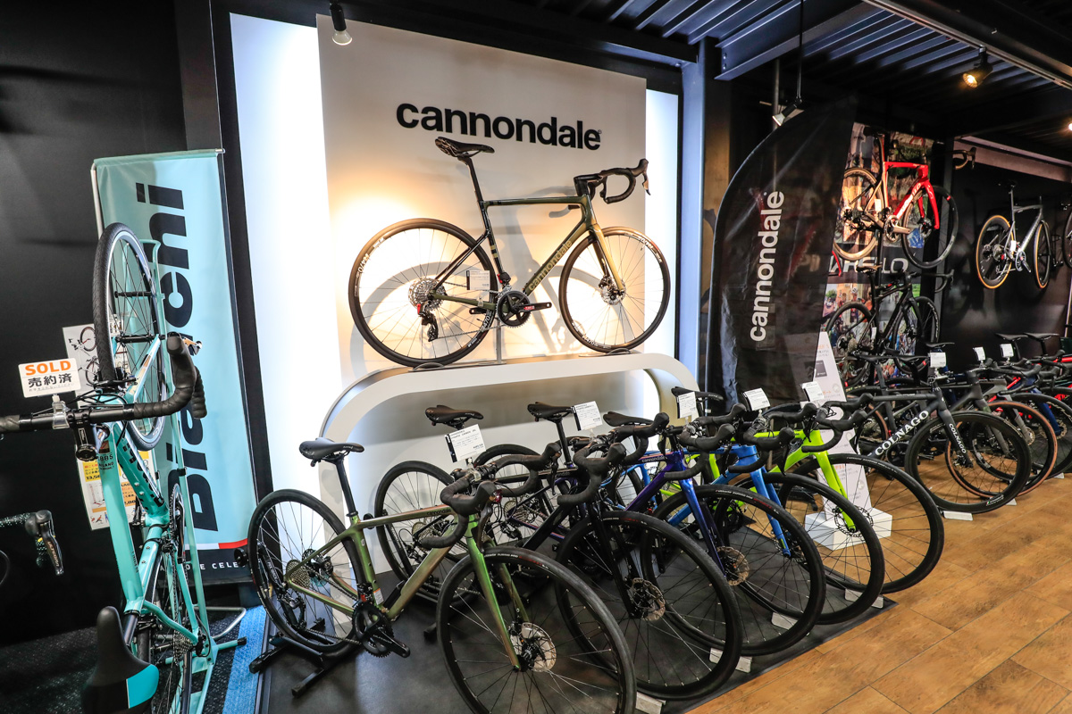 キャノンデールも得意。シナプス、SUPERSIX、シティモデルも